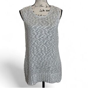 Chico's Ecru Lurex‎ Tank Sweater